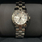 Marc Jacobs Amy White Dial Silver Steel Strap Watch for Women - MBM3217 Authentic Buy Shop Now