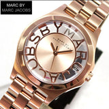 Marc Jacobs Henry Rose Gold Dial Rose Gold Steel Strap Watch for Women - MBM3293 Authentic Buy Shop Now