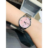 Calvin Klein Simplicity Pink Dial Silver Steel Strap Watch for Women - K432314E Authentic Buy Shop Now