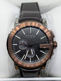 Gucci G Chrono Black Dial Brown Leather Strap Watch For Men - YA101202 Authentic Buy Shop Now