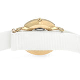 Daniel Wellington Classic Dover White Dial White Nylon Strap Watch For Women - DW00100309 Authentic Buy Shop Now