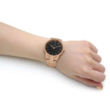 Daniel Wellington Iconic Link Black Dial Rose Gold Steel Strap Watch For Men - DW00100344 Authentic Buy Shop Now