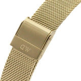 Daniel Wellington Classic Petite Black Dial Gold Mesh Bracelet Watch For Women - DW00100347 Authentic Buy Shop Now