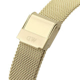 Daniel Wellington Classic Petite White Dial Gold Mesh Bracelet Watch For Women - DW00100348 Authentic Buy Shop Now