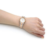 Daniel Wellington Iconic Link White Dial Two Tone Steel Strap Watch For Women - DW00100358 Authentic Buy Shop Now