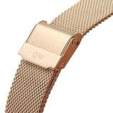 Daniel Wellington Petite Rose Gold Dial Rose Gold Mesh Strap Watch For Women - DW00100472 Authentic Buy Shop Now