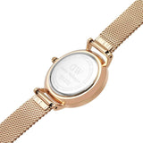 Daniel Wellington Petite Amber Brown Dial Gold Mesh Strap Watch For Women - DW00100476 Authentic Buy Shop Now