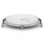 Daniel Wellington Classic St Mawes White Dial Brown Leather Strap Watch For Men - DW00100021 Authentic Buy Shop Now