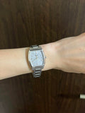 Fossil Wallace Designer Silver Dial Silver Steel Strap Watch for Women - ES3057 Authentic Buy Shop Now