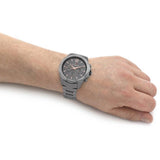 Tommy Hilfiger Lars Chronograph Black Dial Black Steel Strap Watch For Men - 1792061 Authentic Buy Shop Now