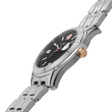 Versace Greca Time Quartz Black Dial Silver Steel Strap Watch For Men - VE3K00322 Authentic Buy Shop Now