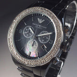 Emporio Armani Ceramica Black Dial Black Ceramic Strap Watch For Men - AR1455 Authentic Buy Shop Now