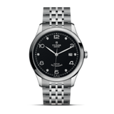 Tudor 1926 Automatic Diamonds Black Dial Silver Steel Strap Watch for Men - M91650-0004 Authentic Buy Shop Now