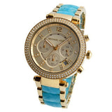 Michael Kors Parker Gold Dial Two Tone Steel Strap Watch for Women - MK6364 Authentic Buy Shop Now