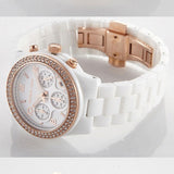 Michael Kors Ceramic White Dial White Steel Strap Watch for Women - MK5269 Authentic Buy Shop Now