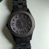 Marc Jacobs Pelly Black Dial Black Silicone Strap Watch for Women - MBM2567 Authentic Buy Shop Now