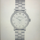 Marc Jacobs Baker Grey Dial Silver Steel Strap Watch for Women - MBM8630 Authentic Buy Shop Now