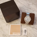 Michael Kors Kerry Mother of Pearl Dial Silver Stainless Steel Strap Watch for Women - MK3395 Authentic Buy Shop Now