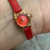 Marc Jacobs Blade Red Dial Red Leather Strap Watch for Women - MBM1343 Authentic Buy Shop Now