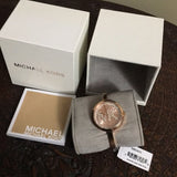 Michael Kors Blakley Crystals Rose Gold Dial Rose Gold Steel Strap Watch for Women - MK3631 Authentic Buy Shop Now