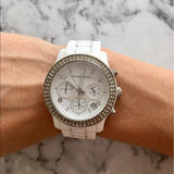 Michael Kors Runway White Dial White Steel Strap Watch for Women - MK5188 Authentic Buy Shop Now
