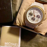 Michael Kors Runway White Dial White Steel Strap Watch for Women - MK5237 Authentic Buy Shop Now