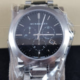 Burberry The City Black Dial Silver Steel Strap Watch for Men - BU9351 Authentic Buy Shop Now