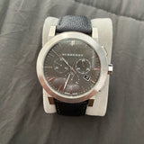 Burberry The City Grey Dial Black Leather Strap Watch for Men - BU9359 Authentic Buy Shop Now