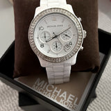 Michael Kors Runway White Dial White Steel Strap Watch for Women - MK5188 Authentic Buy Shop Now