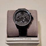 Michael Kors Wren Crystals Black Dial Black Steel Strap Watch For Women - MK6419 Authentic Buy Shop Now