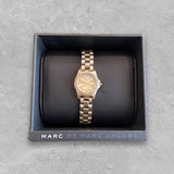 Marc Jacobs Henry Gold Dial Gold Steel Strap Watch for Women - MBM3277 Authentic Buy Shop Now