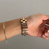 Marc Jacobs Henry Transparent Rose Gold Dial Rose Gold Steel Strap Watch for Women - MBM3339 Authentic Buy Shop Now