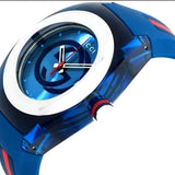 Gucci Sync XXL Quartz Blue Dial Blue Rubber Strap Watch For Men - YA137104 Authentic Buy Shop Now