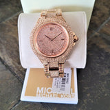 Michael Kors Camille Crystal Rose Gold Dial Rose Gold Steel Strap Watch for Women - MK5862 Authentic Buy Shop Now