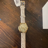 Michael Kors Jaycie Quartz Gold Dial White Leather Strap Watch for Women - MK2861 Authentic Buy Shop Now