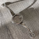 Gucci Guccissima Brown Dial Silver Steel Strap Watch For Women - YA134302 Authentic Buy Shop Now