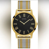 Guess Richmond Quartz Black Dial Two Tone Mesh Bracelet Watch For Women - W1179G2 Authentic Buy Shop Now