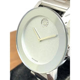 Movado Bold Crystal Dot Silver Dial Silver Steel Strap Watch For Women - 3600334 Authentic Buy Shop Now