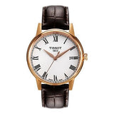 Tissot T Classic Carson White Dial Brown Leather Strap Watch For Men - T085.410.36.013.00 Authentic Buy Shop Now