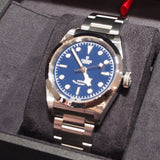 Tudor Black Bay Automatic Blue Dial Silver Steel Strap Watch for Men - M79540-0004 Authentic Buy Shop Now
