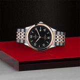 Tudor 1926 Automatic Black Dial Two Tone Steel Strap Watch for Men - M91651-0003 Authentic Buy Shop Now