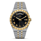 Tudor Royal Automatic Black Dial Two Tone Steel Strap Watch for Men - M28603-0003 Authentic Buy Shop Now