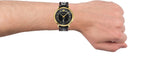 Versace V-Circle Quartz Black Dial Brown Leather Strap Watch for Men - VEBQ01619 Authentic Buy Shop Now