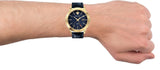 Versace Univers Navy Blue Dial Navy Blue Leather Strap Watch for Men - VEBK00318 Authentic Buy Shop Now