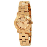 Marc Jacobs Amy Rose Gold Dial Rose Gold Steel Strap Watch for Women - MBM3219 Authentic Buy Shop Now
