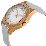 Marc Jacobs Baby Dave White Dial White Leather Strap Watch for Women - MBM1260 Authentic Buy Shop Now