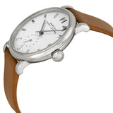 Marc Jacobs Baker White Dial Brown Leather Strap Watch for Women - MBM1265 Authentic Buy Shop Now