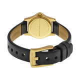Marc Jacobs Henry Dinky Black Dial Black Leather Strap Watch for Women - MBM1240 Authentic Buy Shop Now