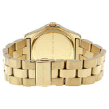 Marc Jacobs Blade Gold Dial Gold Steel Strap Watch for Women - MBM3126 Authentic Buy Shop Now