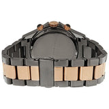 Marc Jacobs Blade Chronograph Grey Dial Two Tone Steel Strap Watch for Women - MBM8583 Authentic Buy Shop Now